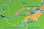 Схема проезда к санаторию - Усть-Качка